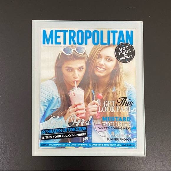 MUSTARD Celebrity Coasters for your Photos Tempered Glass Coaster Set - Picture 8 of 15